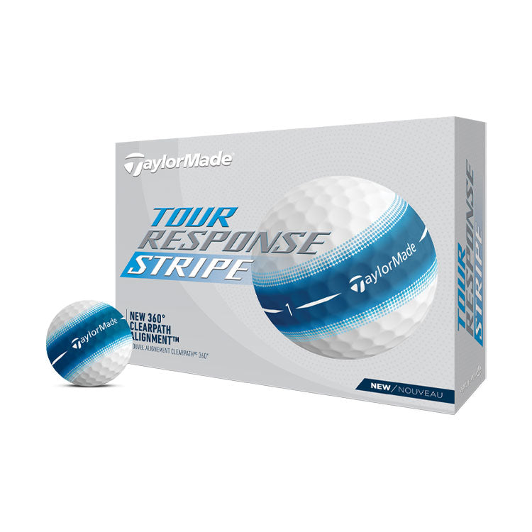 TaylorMade Tour Response Stripe Golf Balls - 12 Balls